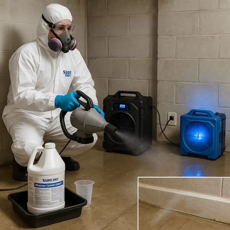 Sanitization and Odor Removal process in North Royalton, OH