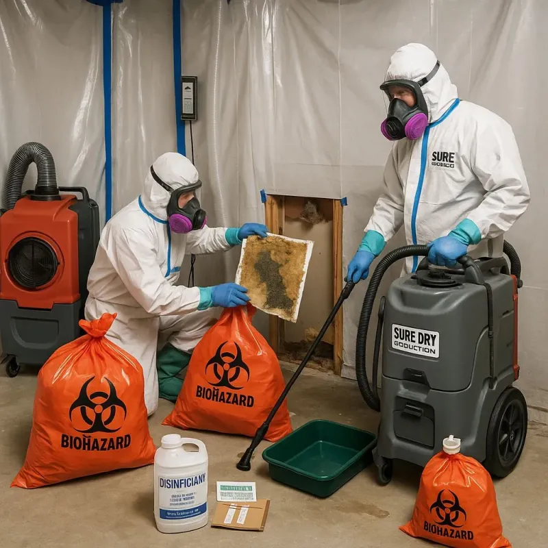 Contaminated Water Handling Protocols process in North Royalton, OH