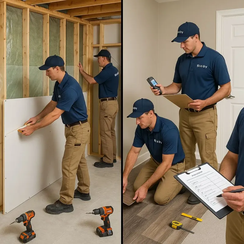 Repairs and Reconstruction process in North Royalton, OH